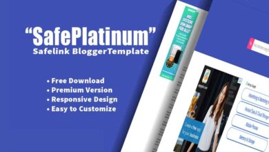 Safe Platinum Safelink Blogger Template Safe Platinum Safelink Blogger Template