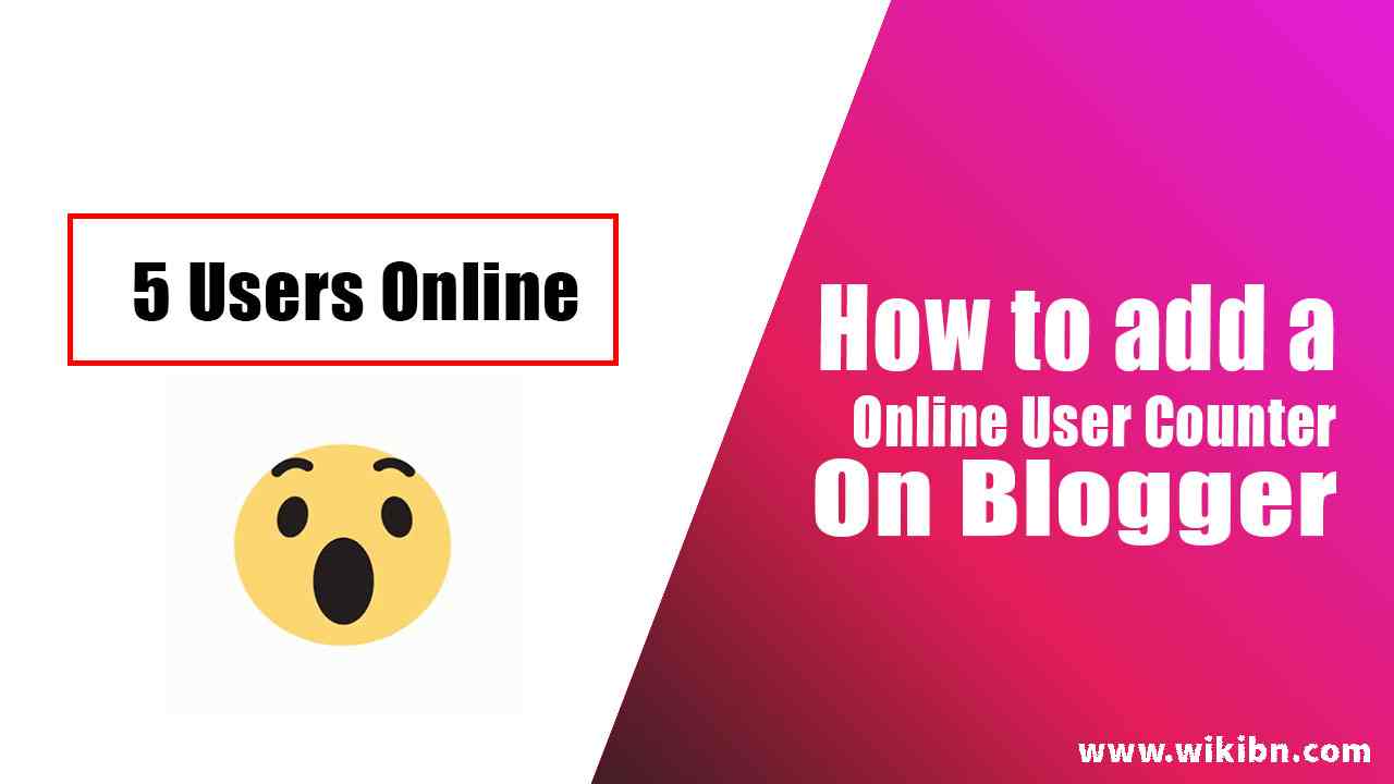 Online User Counter for Blogger