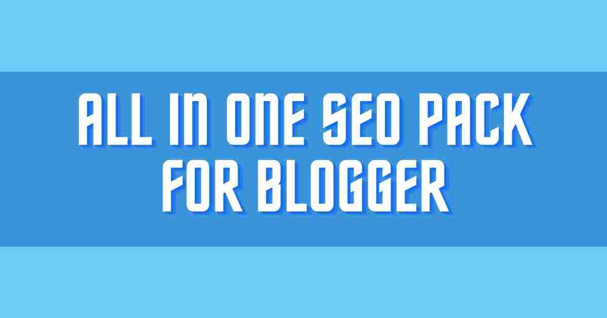 All in One SEO Pack for Blogger