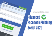 Advance Facebook Phishing Script