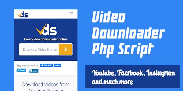 Video Downloader Php Script