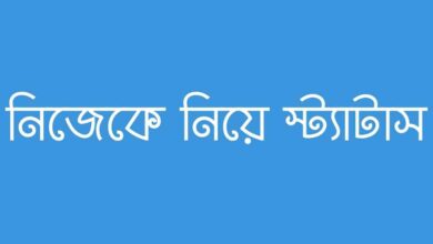 Nijeke Niye Status নিজেকে নিয়ে স্ট্যাটাস