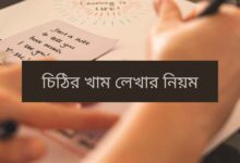 চিঠির খাম লেখার নিয়ম