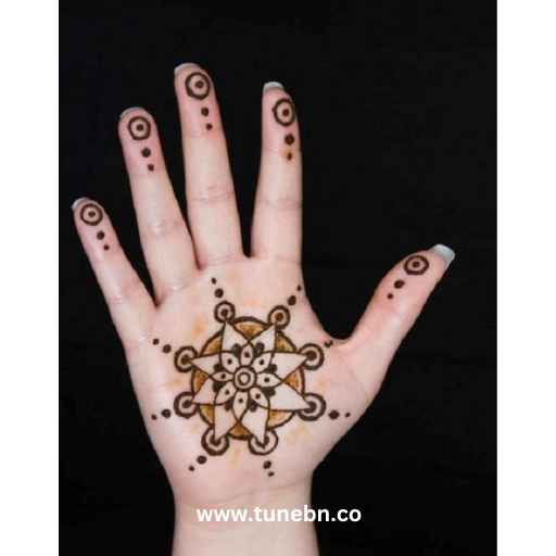 হাতের তালুর মেহেদি ডিজাইন ছবি ৪