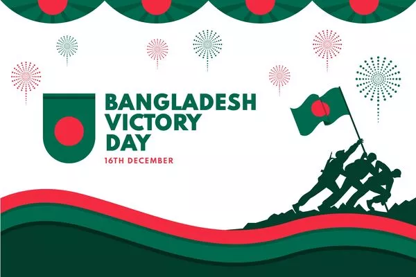Flat Bangladesh victory day background Flat Bangladesh victory day background