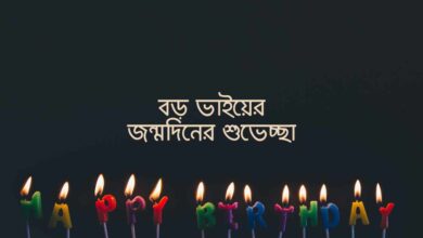 Birthday wishes for elder brother বড় ভাইয়ের জন্মদিনের শুভেচ্ছা