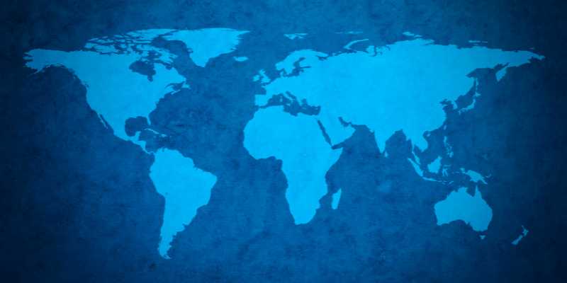 World map বিশ্ব মানচিত্র