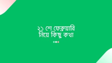 21 February niye kisu kotha ২১ শে ফেব্রুয়ারি নিয়ে কিছু কথা