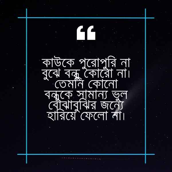 Bondhu Niye Status Pic 6 বন্ধু নিয়ে স্ট্যাটাস ছবি ৬