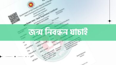 জন্ম নিবন্ধন যাচাই